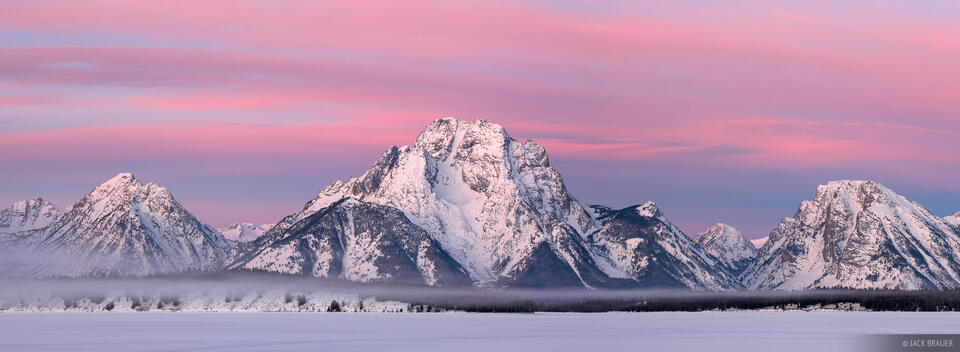 Mt. Moran Sunrise Panorama 1