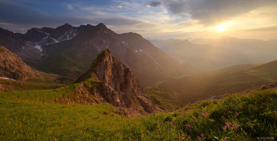 Fiderapass Sunset Panorama