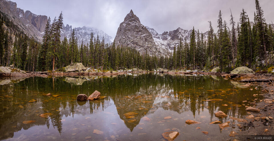 Lone Eagle Reflection Pano