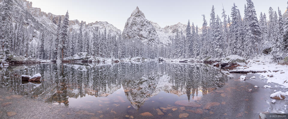 Snowy Lone Eagle Panorama