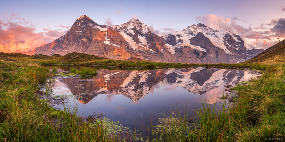 Jungfrau Sunset Panorama