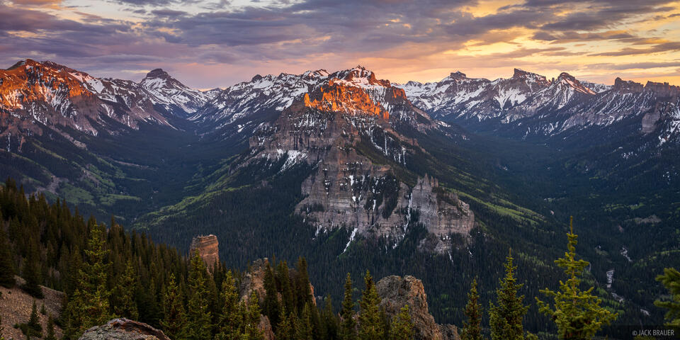 Sunset Light in the Cimarrons