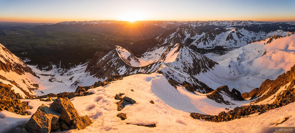 Summit Sunrise on Wilson Peak