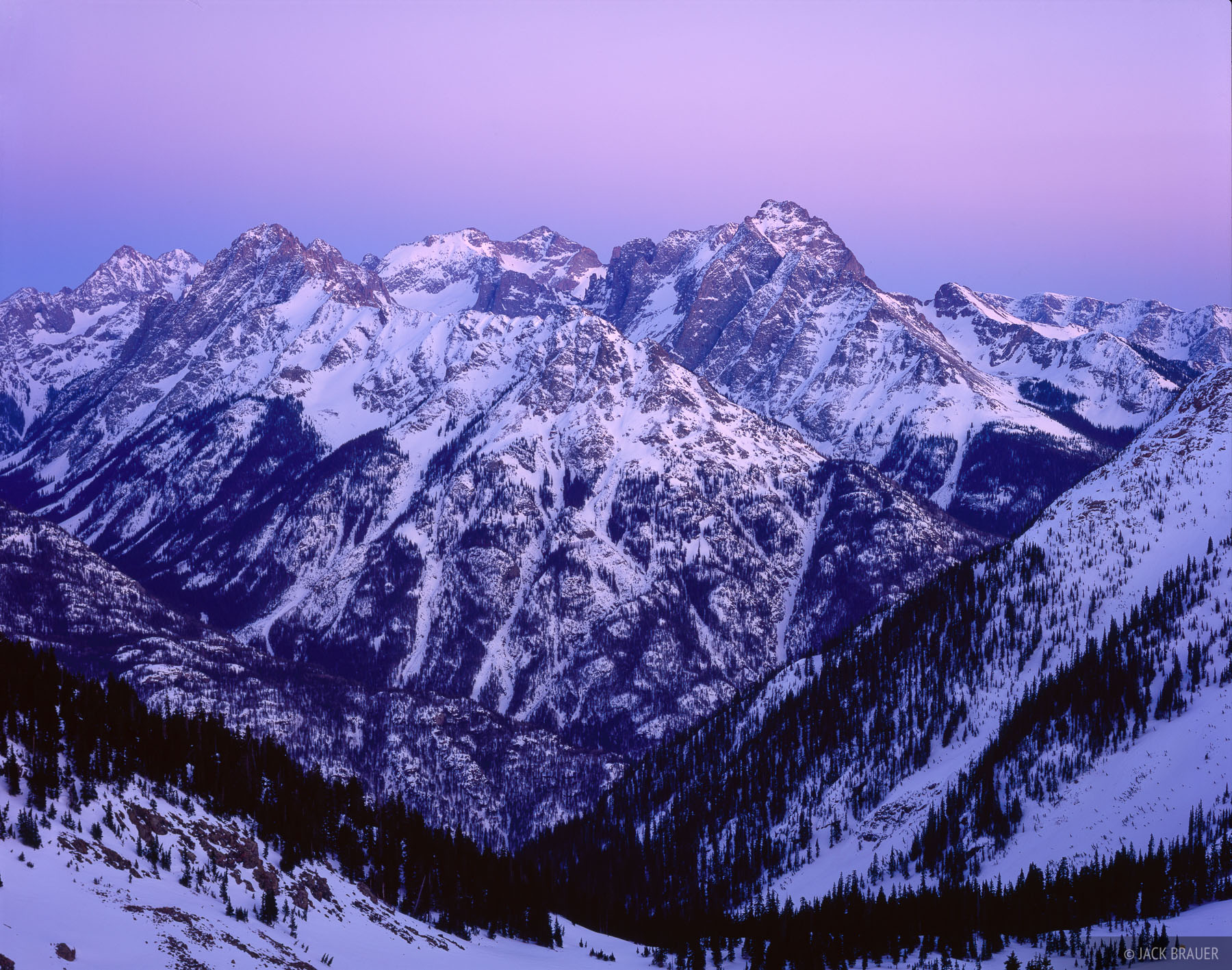 Needles Dusk Weminuche Wilderness Colorado Mountain Photography By 