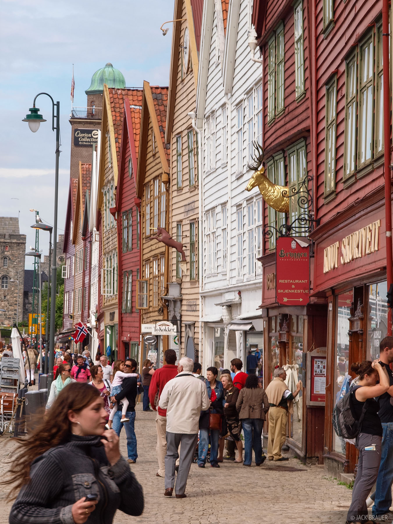 Touristy part of Bergen